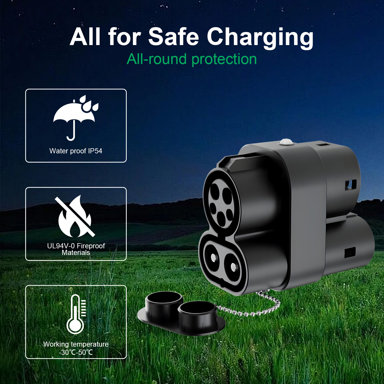 CCS1からCCS2への充電アダプター、250kW、50～2 - Ccs2 To Ccs1 Fast Charge Adapter 250Kw のレビューと価格