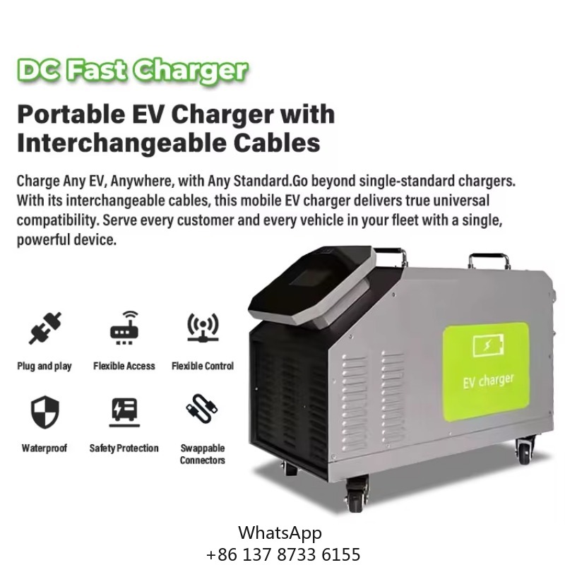 家庭用モバイルDC EV充電器 7kW 20kW 30kW  - Portable Dc Fast Charger 20Kw Ccs2 のレビューと価格